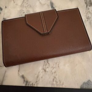 Vintage Rolfs Rich Brown Split Cowhide Wallet